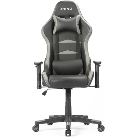 Scaun gaming Kring Liberty, PU, Negru/Gri