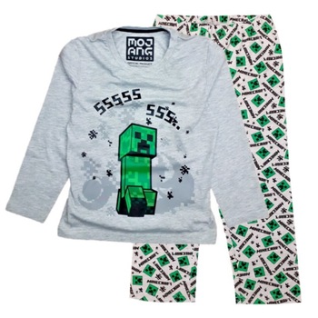 Pijama Minecraft Mojang Sssss...Ssss..., Gri Pijama Minecraft Mojang Sssss...Ssss..., Gri