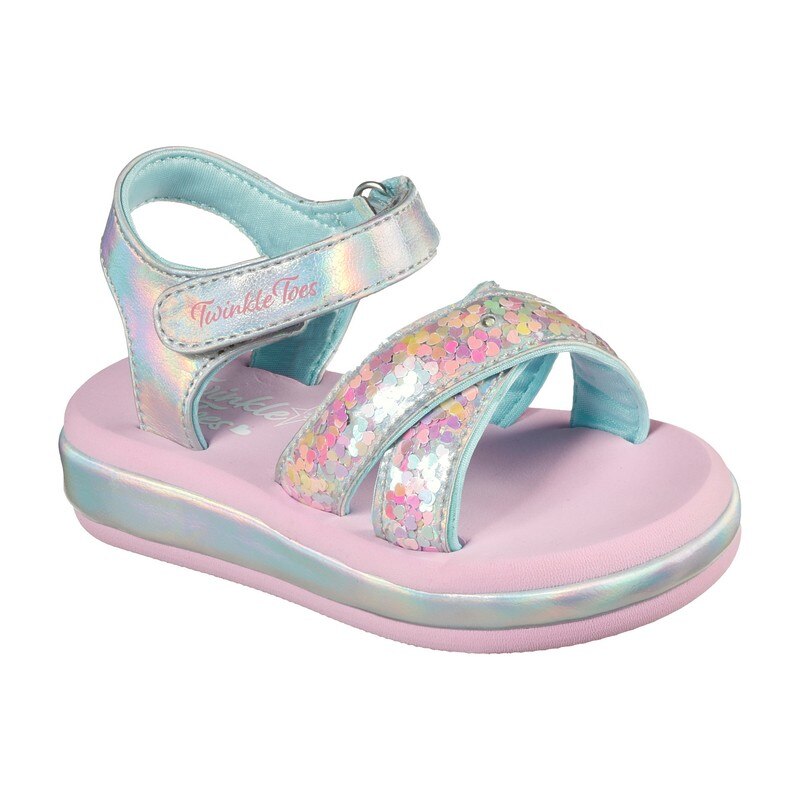 Sandale Sunshines Confetti Splash, Skechers, Multicolor, 28 EU, Multicolor