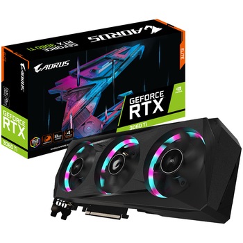 Placa video Gigabyte GeForce® RTX™ 3060 Ti ELITE 2.0 LHR, 8GB GDDR6, 256-bit Placa video Gigabyte GeForce® RTX™ 3060 Ti ELITE 2.0 LHR, 8GB GDDR6, 256-bit