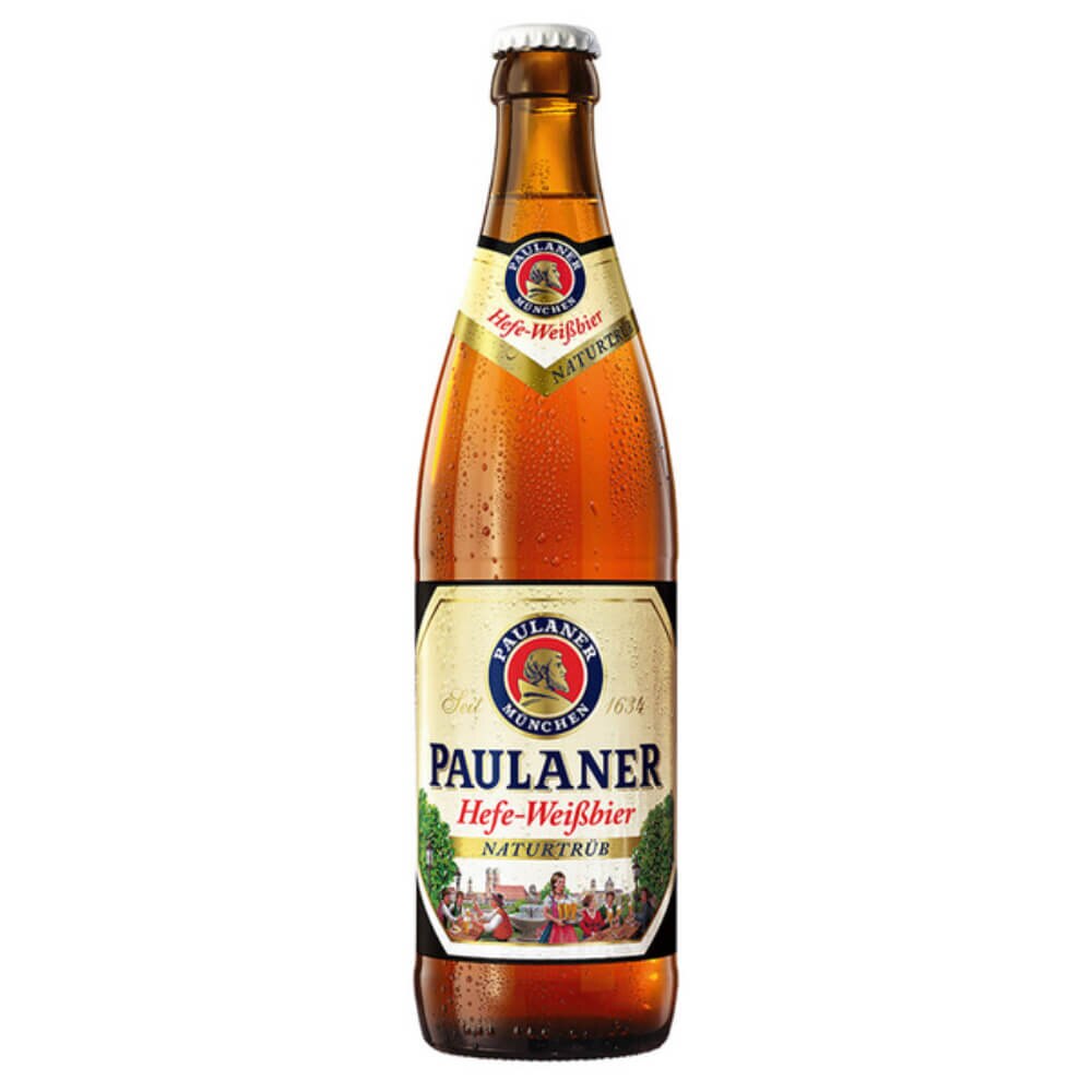Bere Nefiltrata Paulaner Hefe Weissbier 0.5 L, Alcool 5.5%