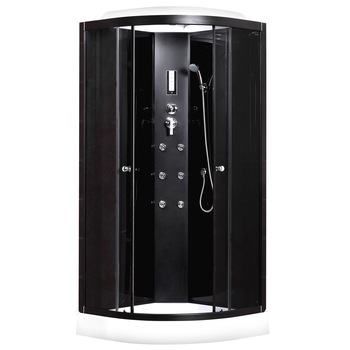 Cabina de dus cu hidromasaj MBO-Oviedo, 220x89x89 cm, ventilator, radio, LED Cabina de dus cu hidromasaj MBO-Oviedo, 220x89x89 cm, ventilator, radio, LED