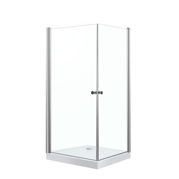 Cabina de dus Mbo-Madrid, cadita de dus inclusa, 90x90x185cm, finisasj crom Cabina de dus Mbo-Madrid, cadita de dus inclusa, 90x90x185cm, finisasj crom