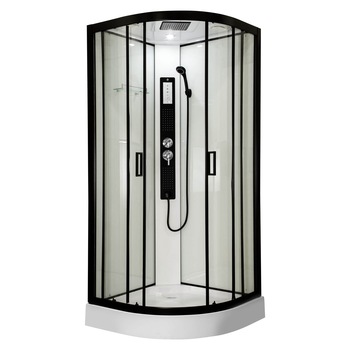 Cabina de dus cu hidromasaj MBO-Petrus, 216x90x90 cm, ventilator, radio, LED Cabina de dus cu hidromasaj MBO-Petrus, 216x90x90 cm, ventilator, radio, LED