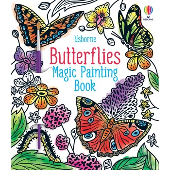 Butterflies Magic Painting Book, Abigail Wheatley, Usborne Butterflies Magic Painting Book, Abigail Wheatley, Usborne