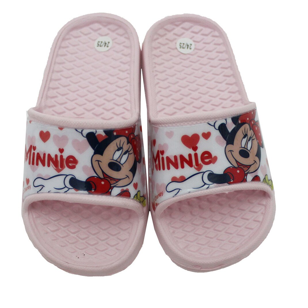 Papuci, Minnie, roz cu inimioare