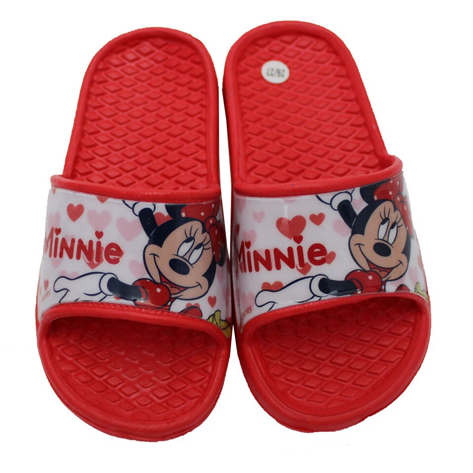 Papuci, Minnie, rosii cu inimioare