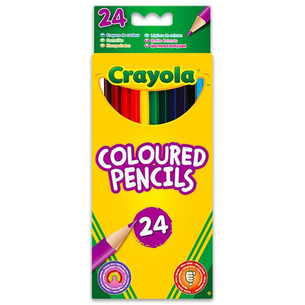 Set Crayola 24 Creioane Colorate,multicolor