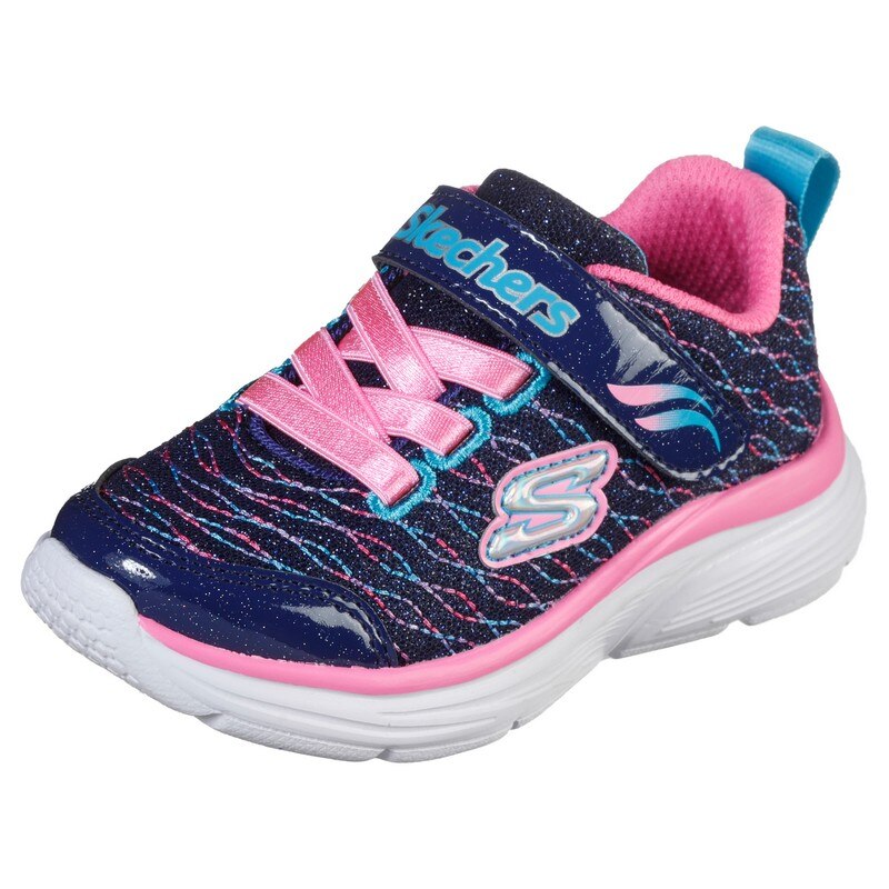 Pantofi copii Wavy Lites Jump N'Sparkle, Albastru, 21 EU
