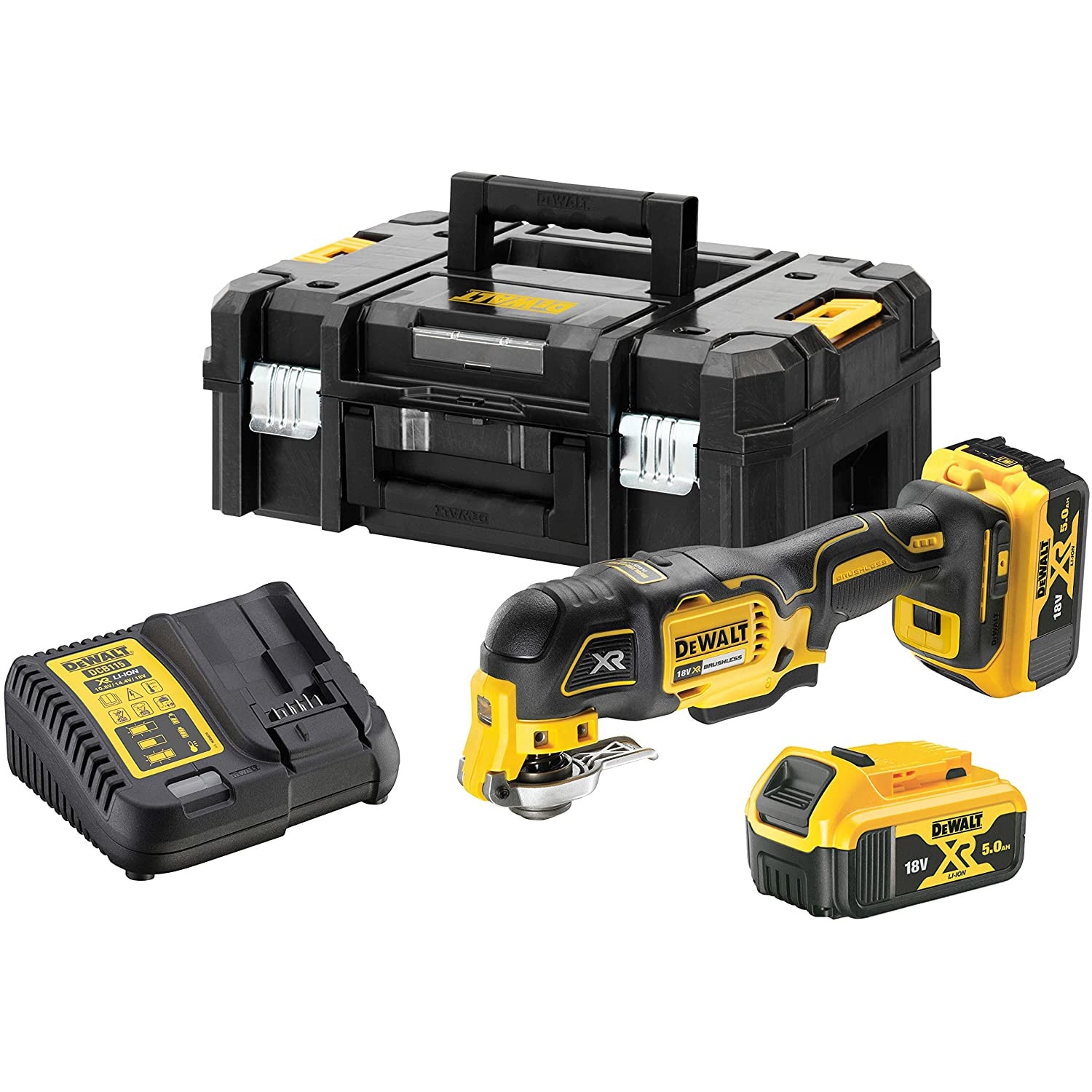Masina multifunctionala cu acumulator DeWALT DCS356P2, 18V, 20000rpm, 5.0Ah