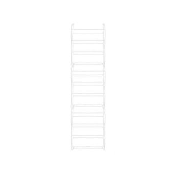 Organizator pentru incaltaminte cu 12 rafturi, prindere pe usa sau perete, 36 perechi, 177x52 cm, alb Organizator pentru incaltaminte cu 12 rafturi, prindere pe usa sau perete, 36 perechi, 177x52 cm, alb