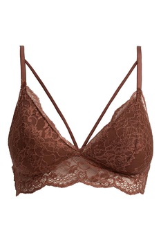 DeFacto, Bustiera de dantela cu barete decorative, Maro DeFacto, Bustiera de dantela cu barete decorative, Maro