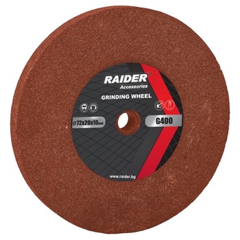 Disc polizare Ø72x20xØ10mm rosu G400, Raider, 165126 Disc polizare Ø72x20xØ10mm rosu G400, Raider, 165126