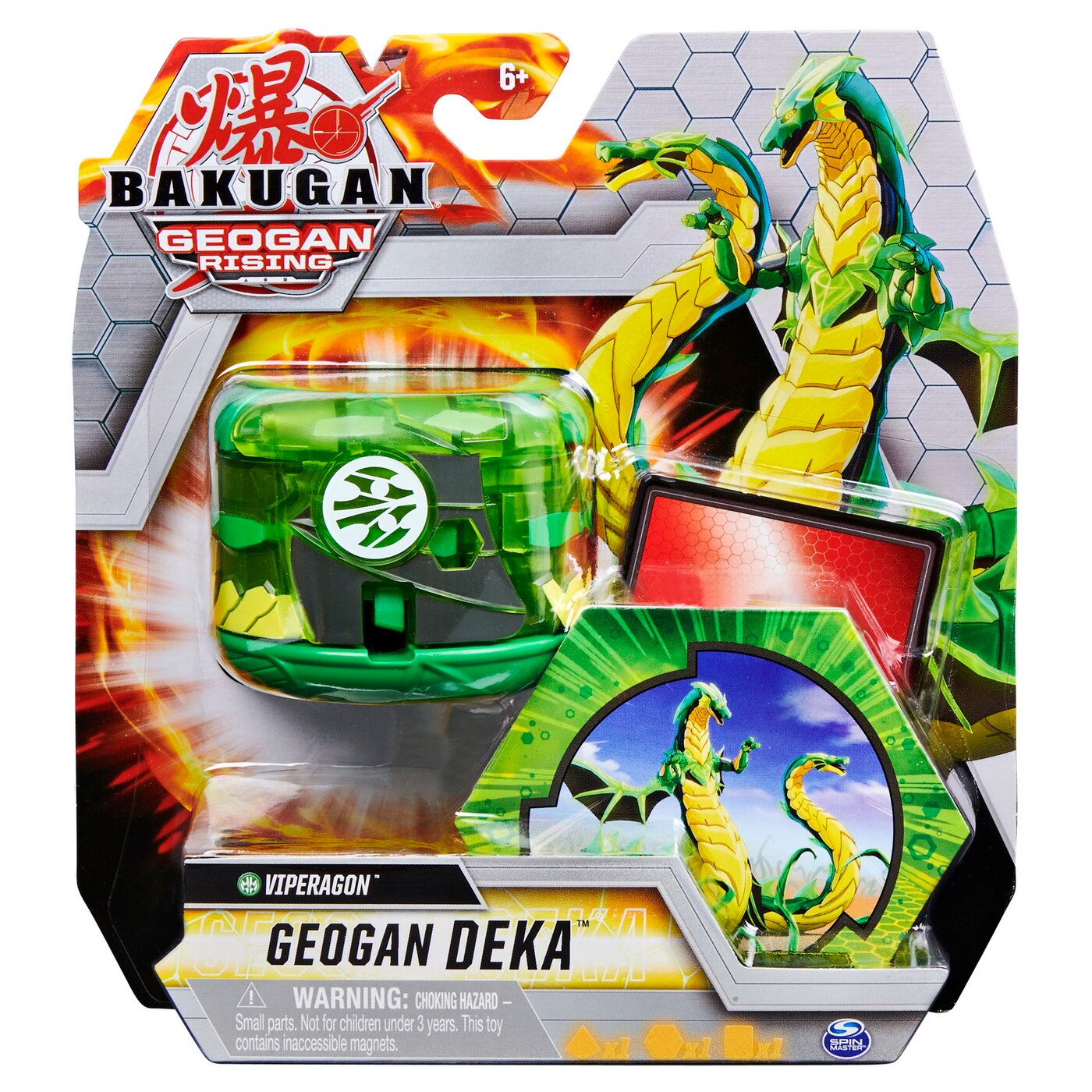Figurina Bakugan Geogan Rising - Geogan Deka, Viperagon
