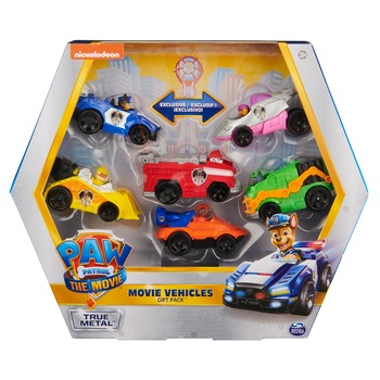Set de joaca Paw Patrol - Movie Vehicles, 6 masinute Set de joaca Paw Patrol - Movie Vehicles, 6 masinute
