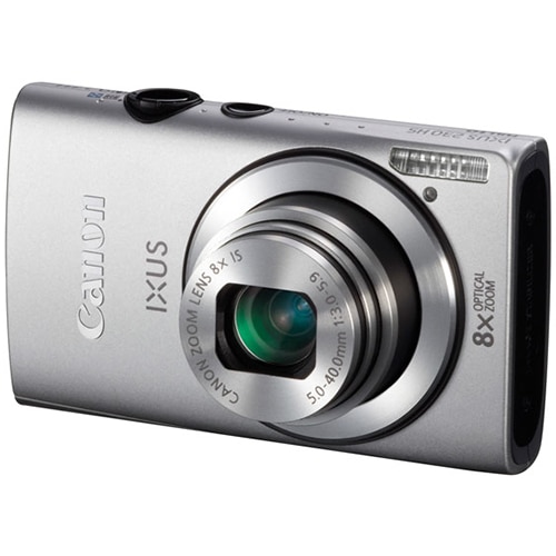 Aparat foto digital Canon IXUS 230HS 12.1MP, Silver - eMAG.ro