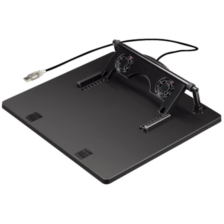 Охладител за лаптоп Hama Compact, 17.3", Черен