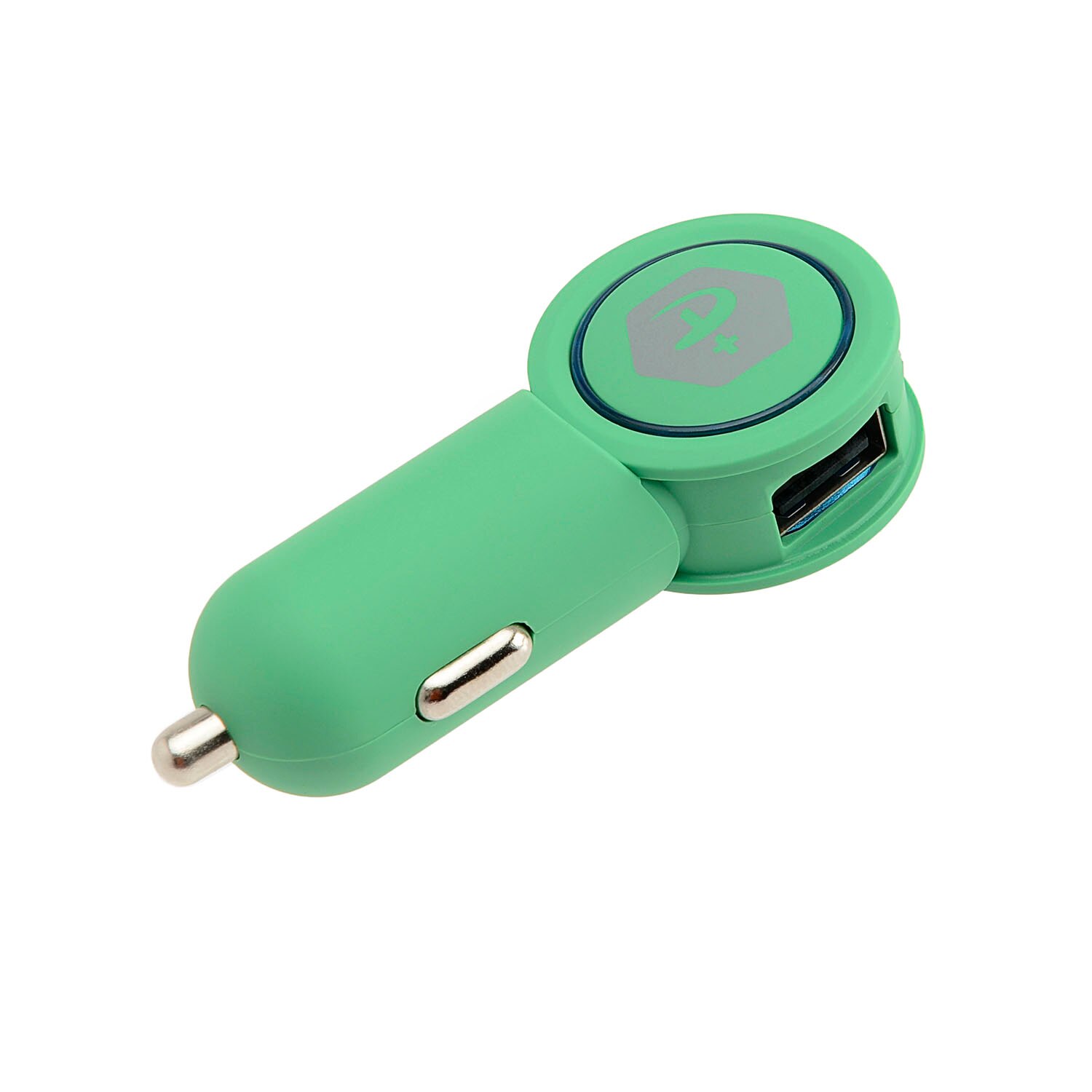 Incarcator auto dual USB A+ Charger, Verde
