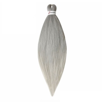 Extensii de par codite Afro pentru impletituri , Gri Silver , Pre intinse , Box braids , 66 cm , 100 g Extensii de par codite Afro pentru impletituri , Gri Silver , Pre intinse , Box braids , 66 cm , 100 g