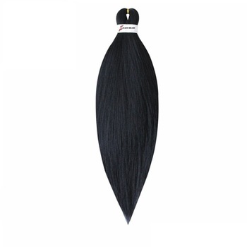 Extensii de par codite Afro pentru impletituri , Negru , Pre intinse , Box braids , 66 cm , 100 g Extensii de par codite Afro pentru impletituri , Negru , Pre intinse , Box braids , 66 cm , 100 g
