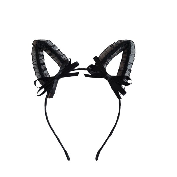 Bentita urechi pisica negru