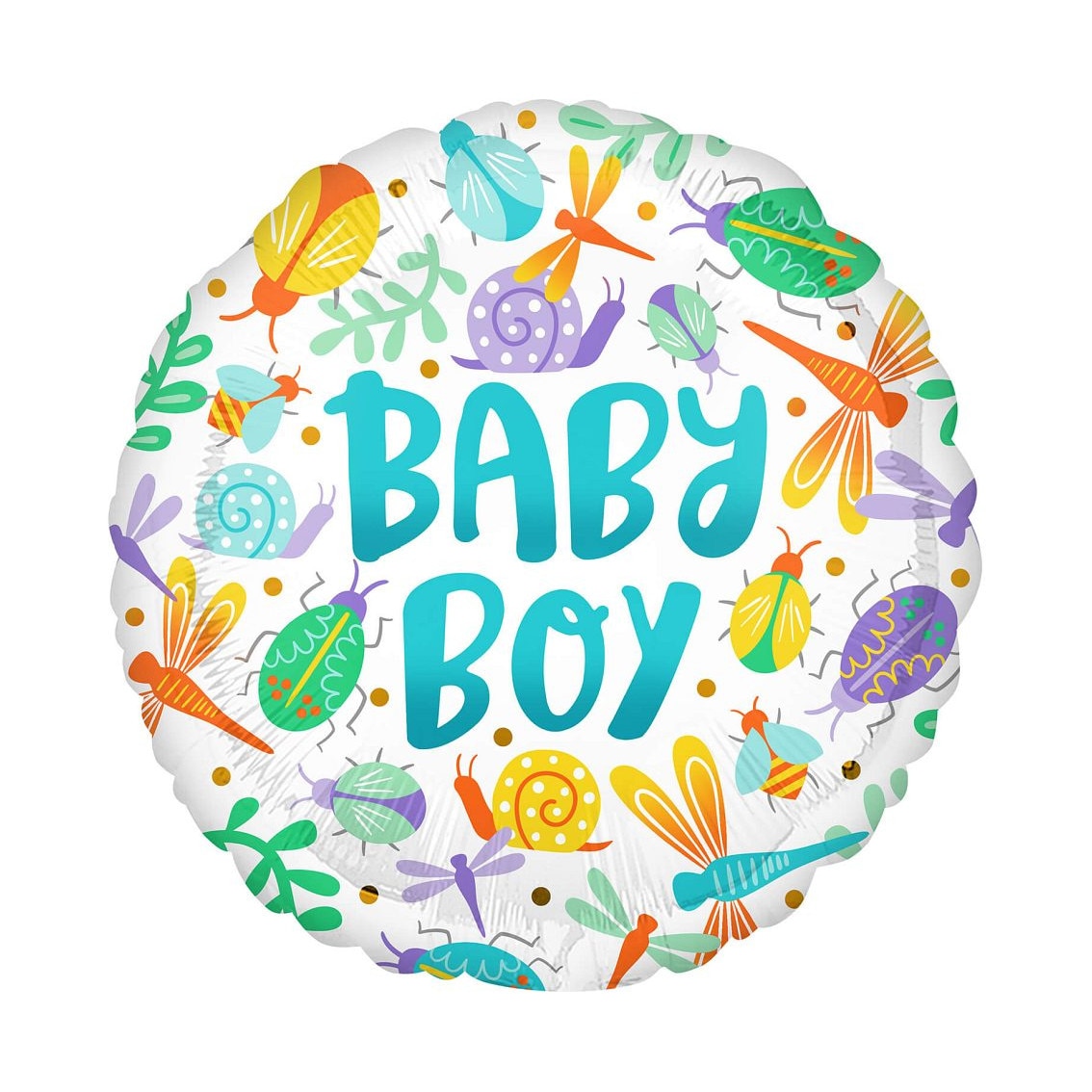 Balon Folie Insecte Baby Boy, Multicolor, 45 cm