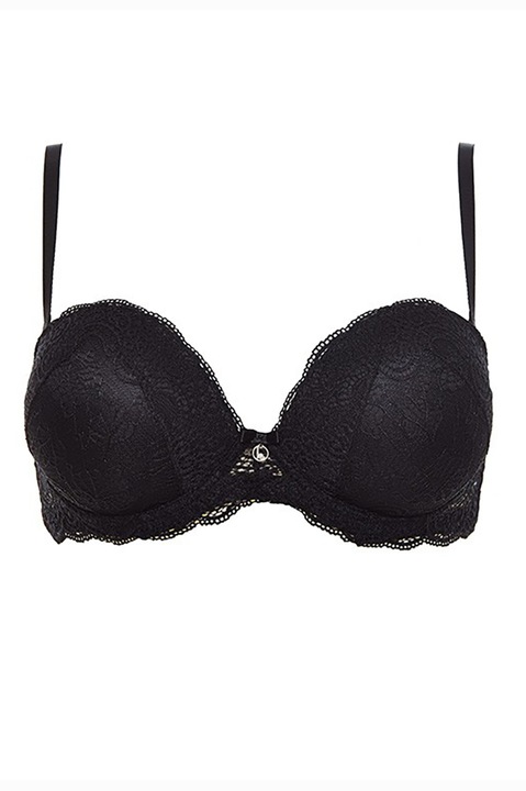 Sutien LORMAR Fascia Double Pizzo, Negru