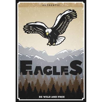 Magnet de frigider, model Vultur in zbor, 20x29 cm Magnet de frigider, model Vultur in zbor, 20x29 cm