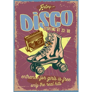 Magnet de frigider, model Seara disco, 20x29 cm Magnet de frigider, model Seara disco, 20x29 cm