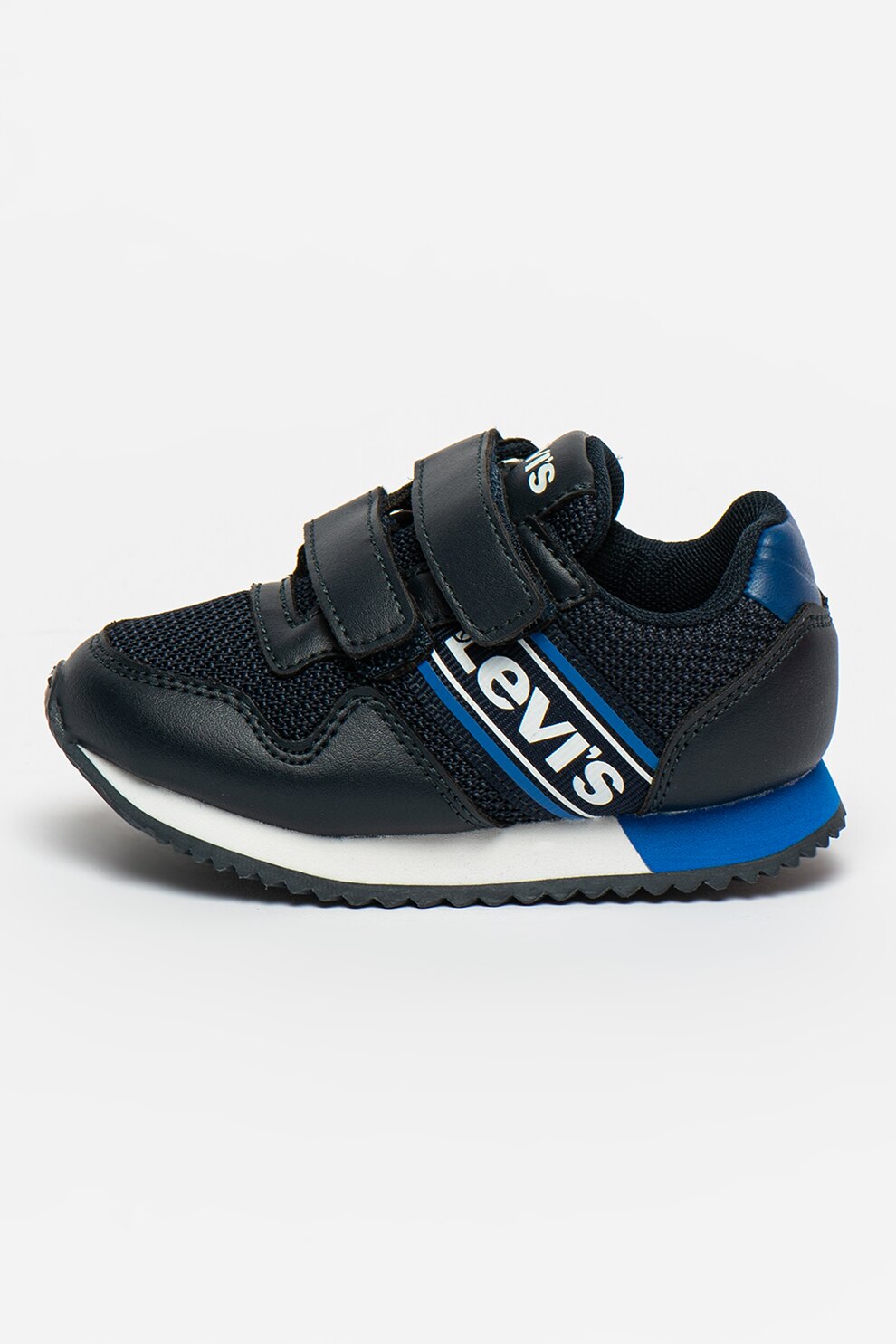 Levi's Kids, Pantofi sport cu velcro New Springfield Mini, Bleumarin