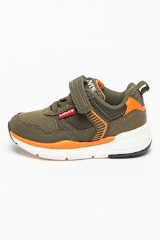 Levi's Kids, Pantofi sport cu segment cu inchidere velcro Providence Mini, Verde oliv Levi's Kids, Pantofi sport cu segment cu inchidere velcro Providence Mini, Verde oliv