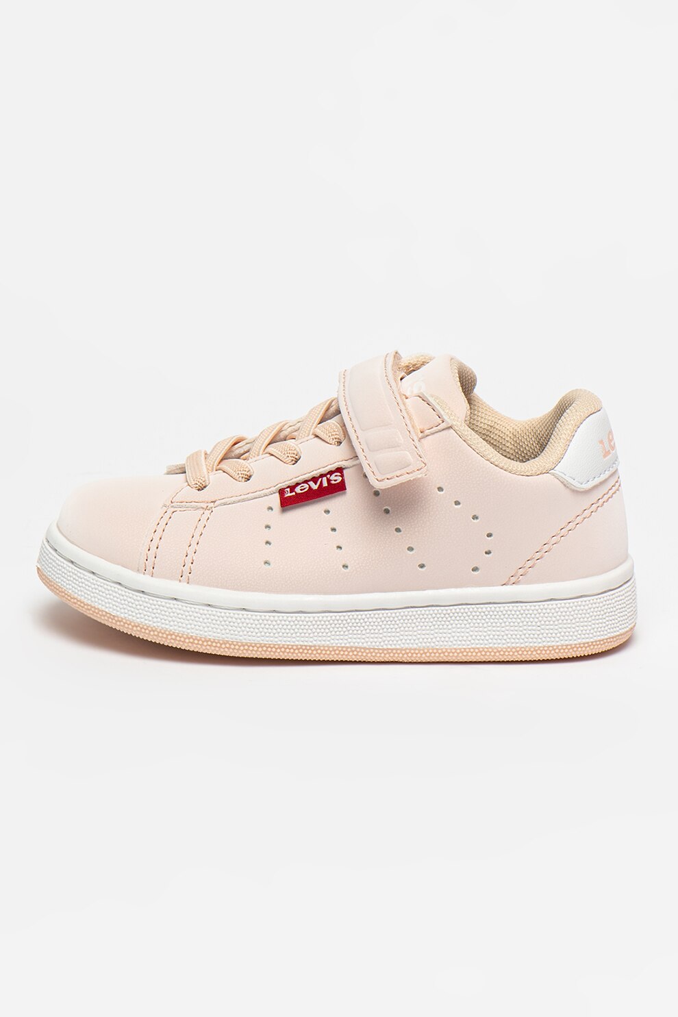 Levi's Kids, Pantofi sport de piele ecologica Avenue Mini, Roz pal