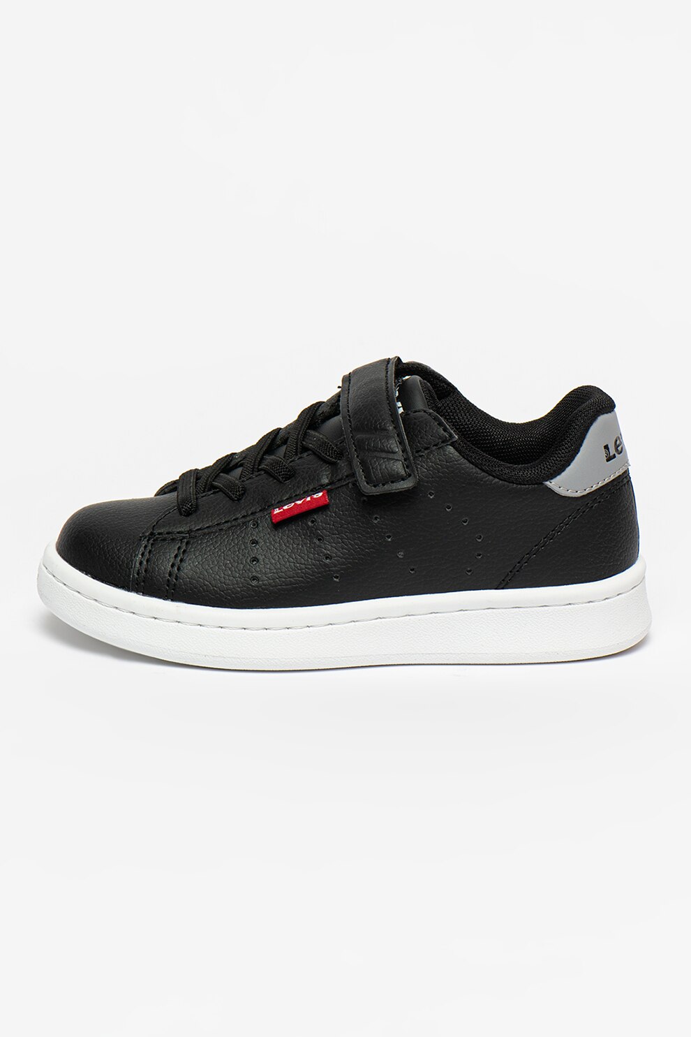 Levi's Kids, Pantofi sport de piele ecologica Avenue, Negru