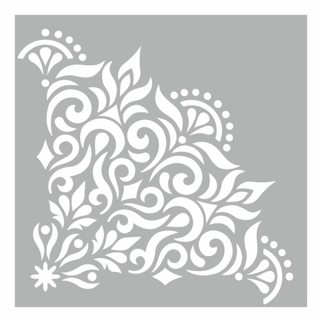 Sablon Refolosibil Mandala Flame Dots - SP112-3