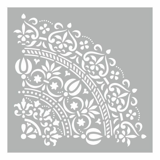 Sablon Refolosibil 59x59cm, Mandala Elegant - SP110-3