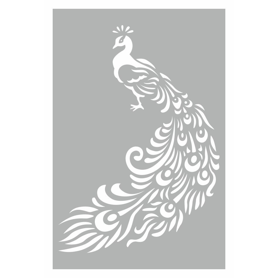 Sablon Paun Peacock 89x59cm SP116