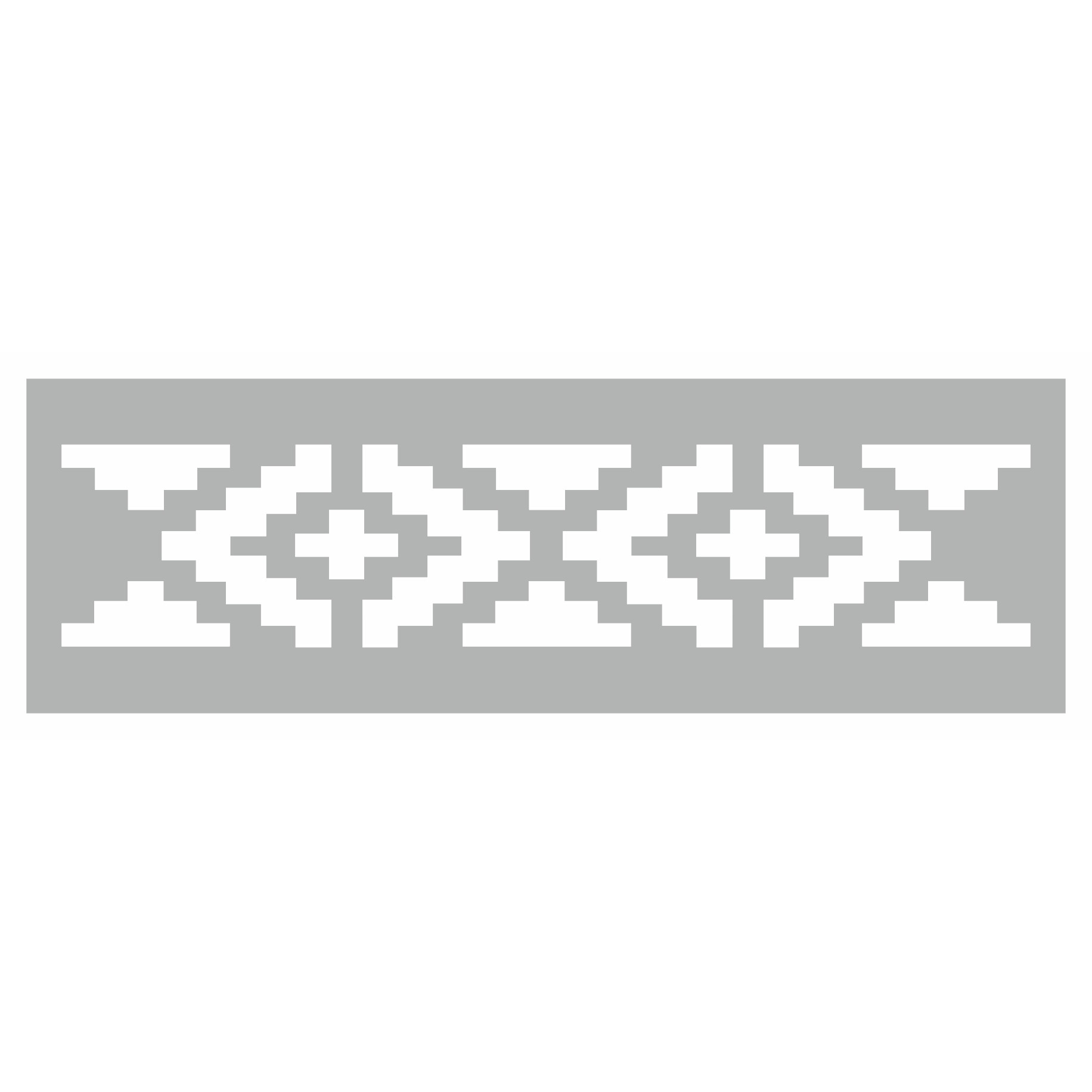 Sablon 59x19cm Refolosibil Repetitiv, Motiv Traditional - SP117-1