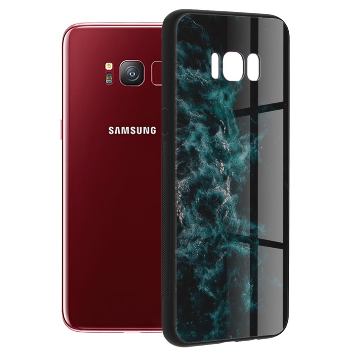 Кейс за Samsung Galaxy S8, Techsuit Glaze Series, Blue Nebula