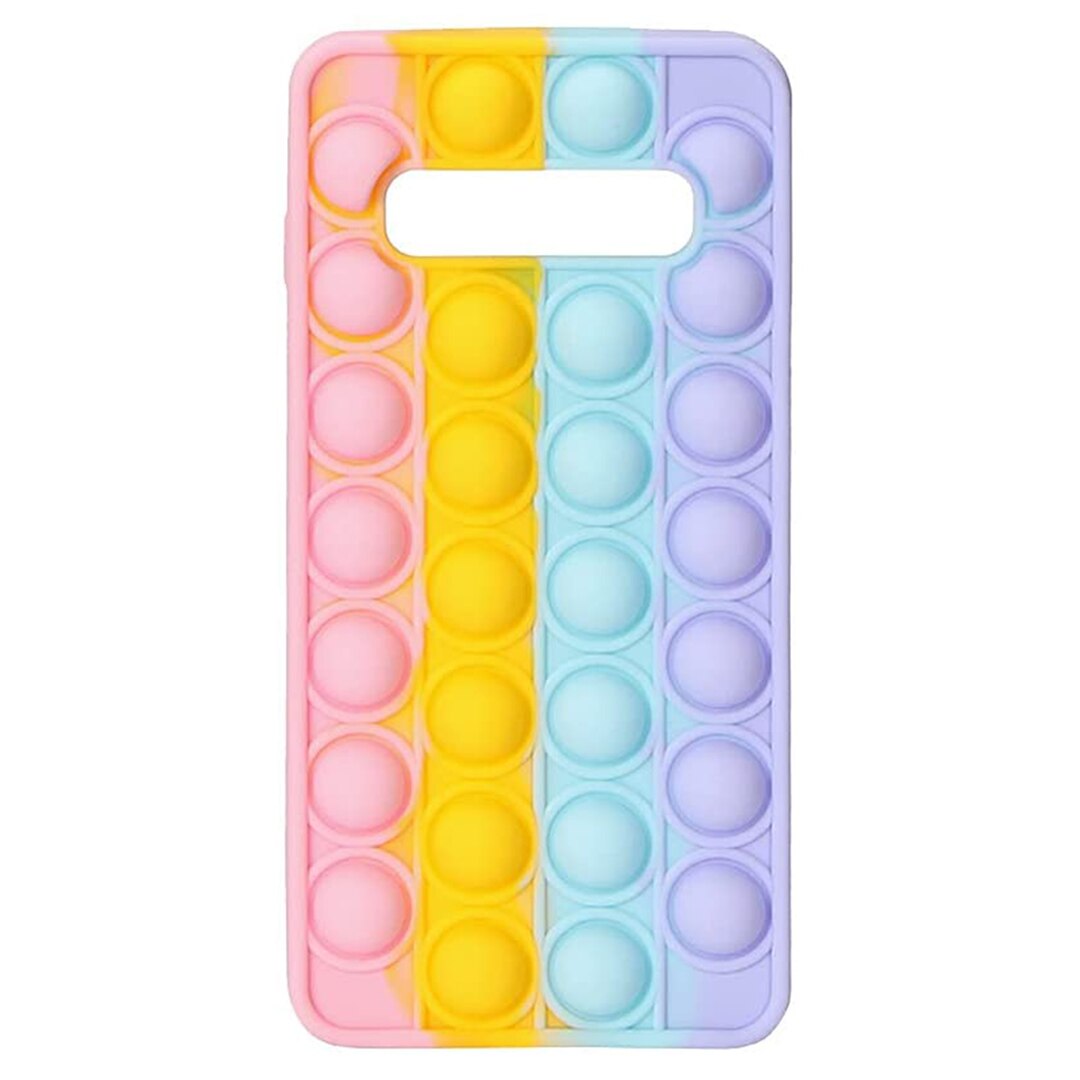 Husa de protectie pentru Samsung Galaxy S10 Plus, model POP IT, Multicolor, ALC-BBL3618