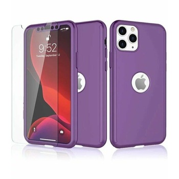 Husa 360 GKK Full Cover cu folie de sticla pentru iPhone 11 Pro Mov - Purple Husa 360 GKK Full Cover cu folie de sticla pentru iPhone 11 Pro Mov - Purple