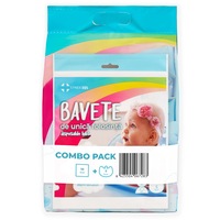 Cearceaf absorbant Synek, 60x60 cm, 10 buc + Bavete de unica folosinta Synek, 0 - 1 ani, 5 buc