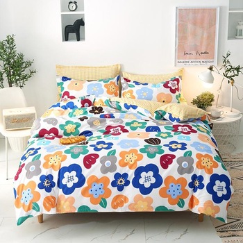 Lenjerie de pat, Pucioasa, Bumbac Satinat, 4 piese, 2 Persoane, 039-P, 200 x 230cm Lenjerie de pat, Pucioasa, Bumbac Satinat, 4 piese, 2 Persoane, 039-P, 200 x 230cm