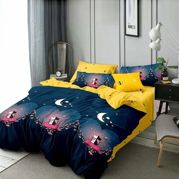 Lenjerie de pat, Pucioasa, Bumbac Satinat, 4 piese, 2 Persoane, 033-P, 200 x 230cm Lenjerie de pat, Pucioasa, Bumbac Satinat, 4 piese, 2 Persoane, 033-P, 200 x 230cm