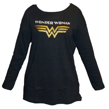 Bluza fete, Wonder Woman, neagra Bluza fete, Wonder Woman, neagra