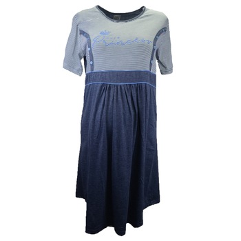 Camasa de noapte pentru alaptat Nicoletta 7364, Bleumarin XL Camasa de noapte pentru alaptat Nicoletta 7364, Bleumarin XL