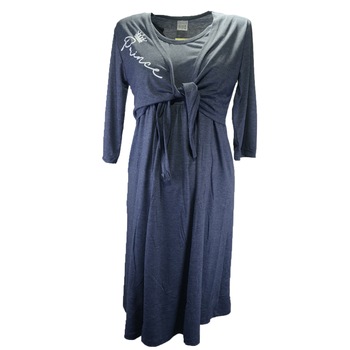 Camasa de noapte pentru alaptat Nicoletta 7354, Bleumarin M Camasa de noapte pentru alaptat Nicoletta 7354, Bleumarin M