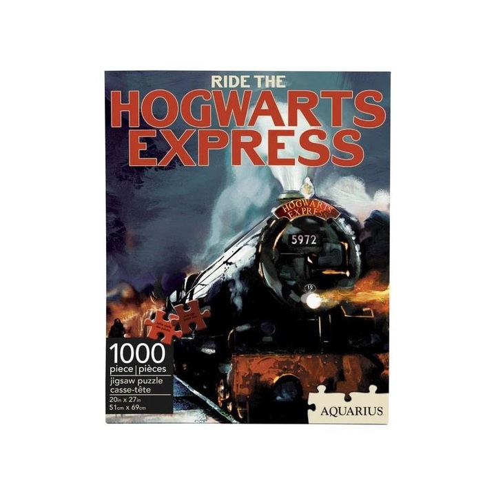 Пъзел Хари Потър Хогуортс Експрес, 1000 елемента, 69x51см, черен