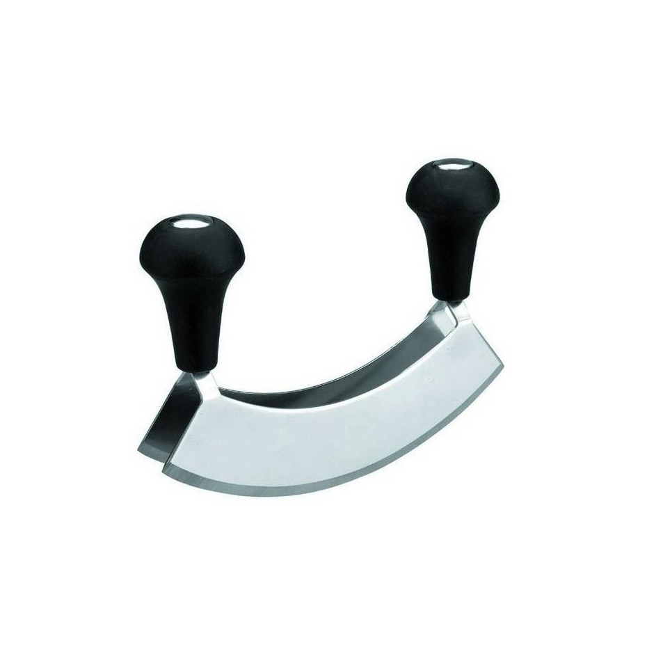 Cutit pentru legume, din otel inoxidabil, lama dubla