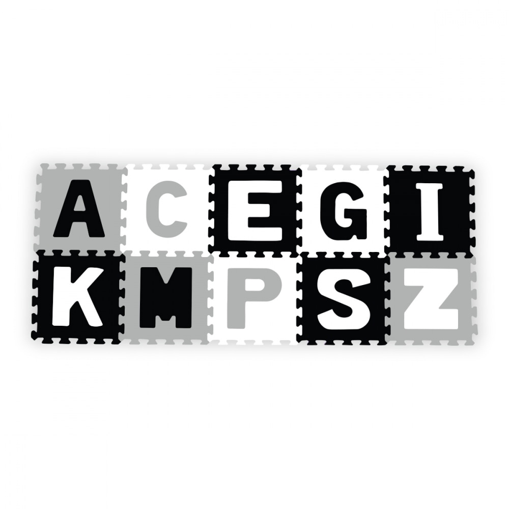 Puzzle Baby Ono Numere 10 buc Negru