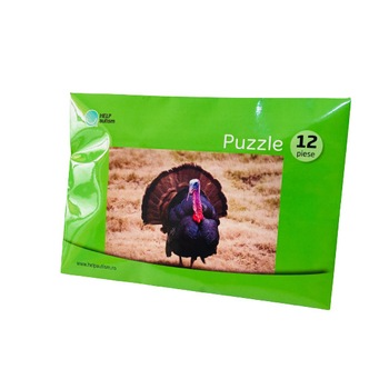 Puzzle Curcan, AHA, 12 piese, carton, 28 x 21 cm Puzzle Curcan, AHA, 12 piese, carton, 28 x 21 cm
